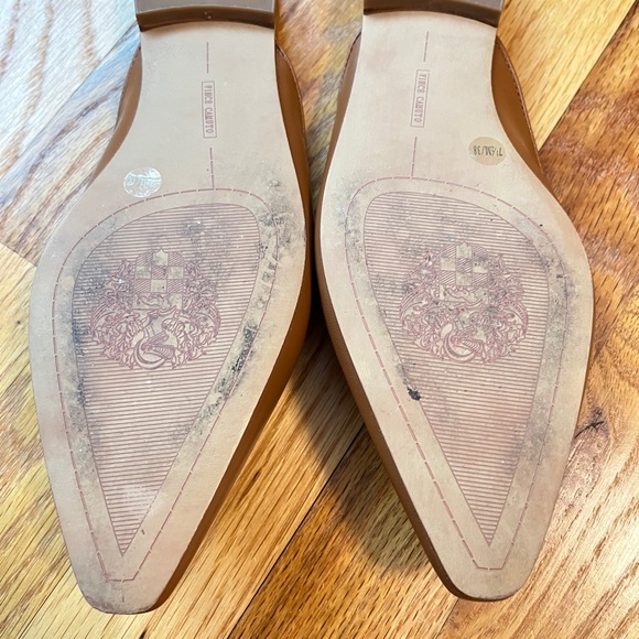 Vince Camuto Brown Leather Mules with Pointed Toe - Picture 3 of 3